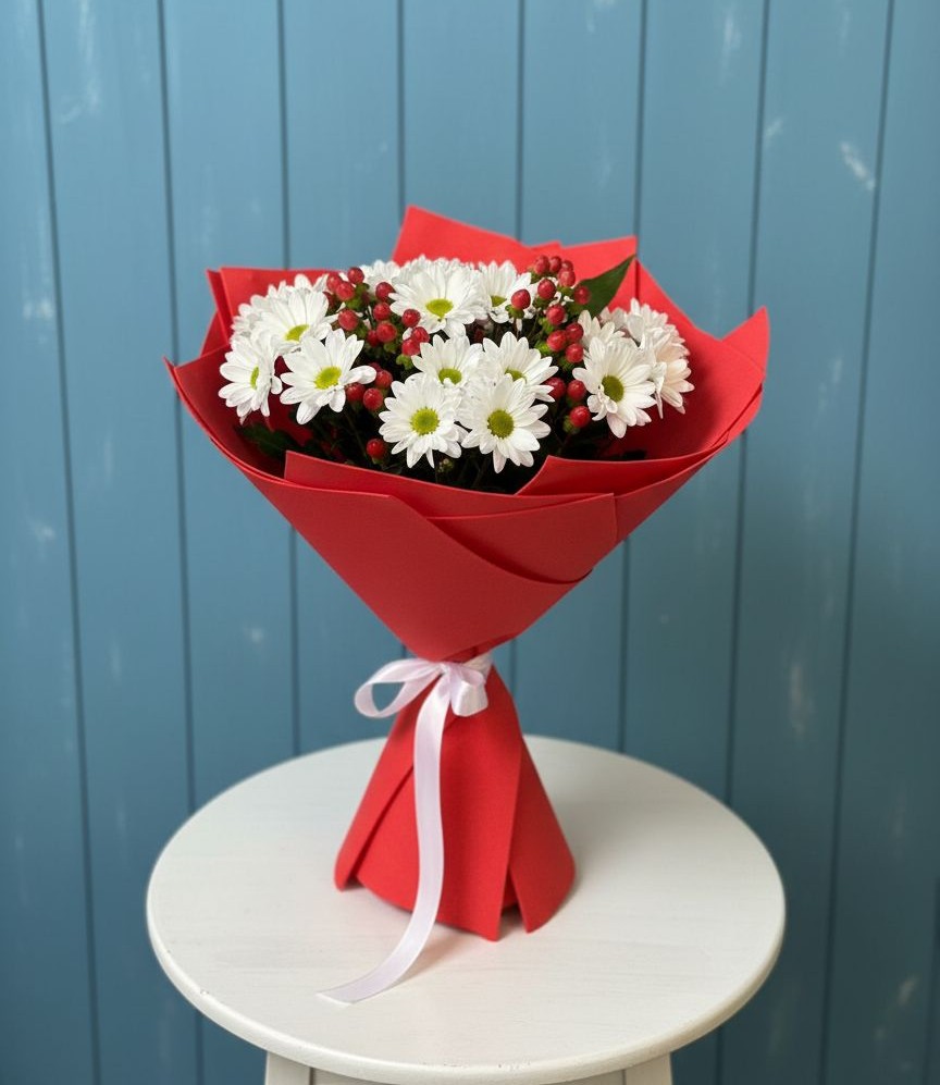 Букет цветов из: Хризантемы в Усть-Луга