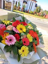 Букет цветов из:  Герберы #REPLACE_PRED# Усть-Луга