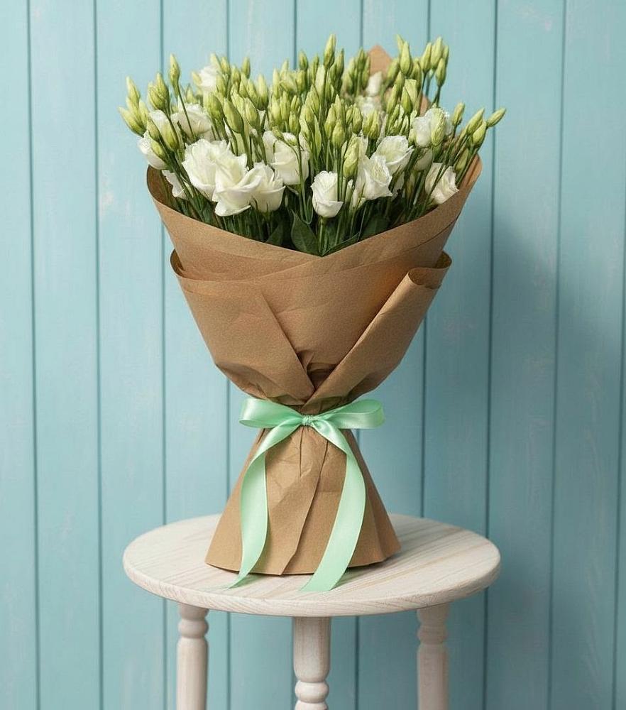 Букет цветов из: Лизиантусы в Усть-Луга