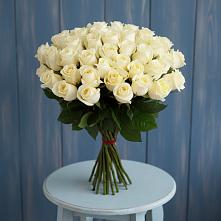 Букет 51 Белая роза Эдлесс Лав #REPLACE_PRED# Усть-Луга
