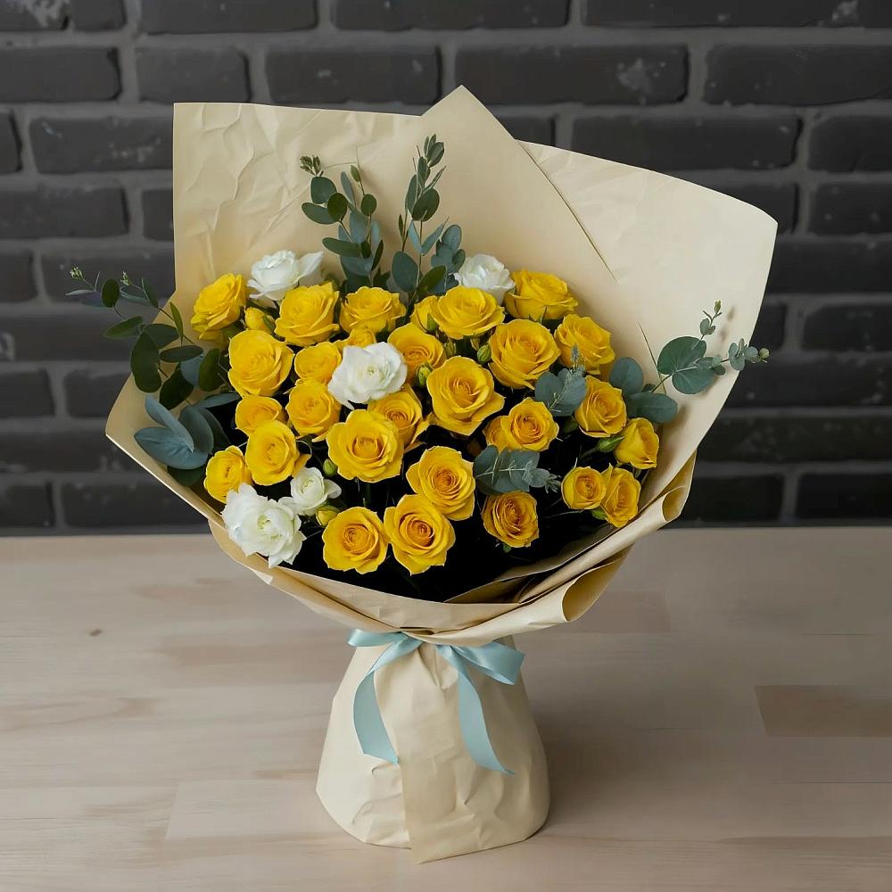 Букет цветов из: Розы в Усть-Луга