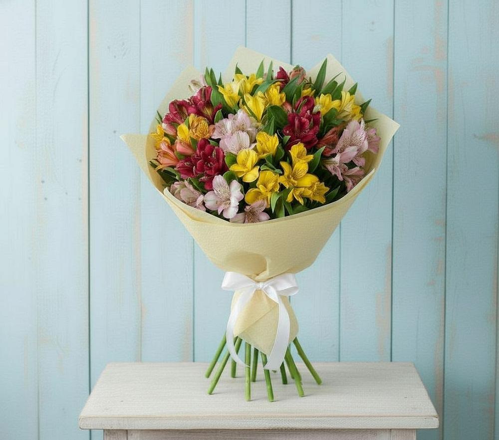 Букет цветов из: Альстромерии в Усть-Луга
