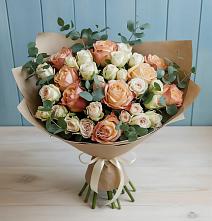 Букет цветов из:  Альстромерии и Розы в Усть-Луга