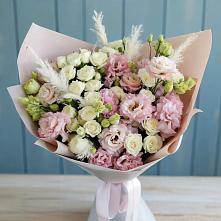 Букет цветов из:  Альстромерии и Розы в Усть-Луга